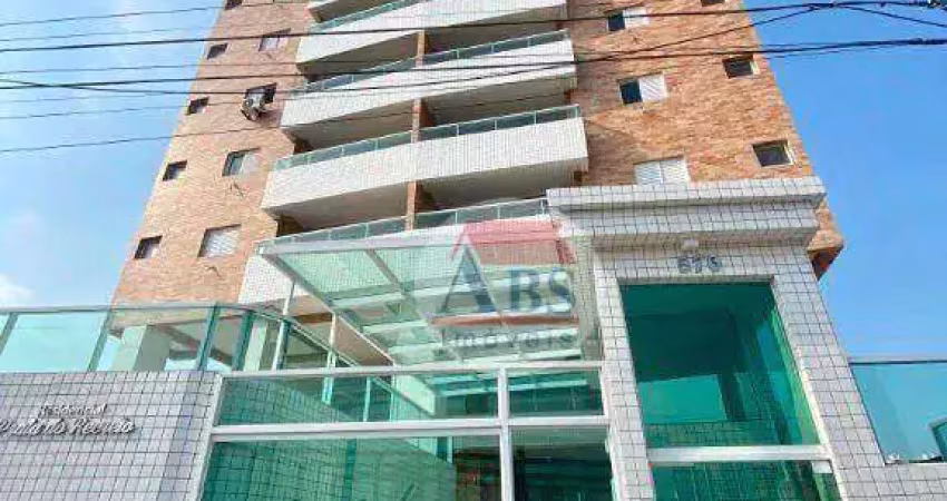 Apartamento com 2 dormitórios para alugar, 58 m² por r$ 3.000,01/mês - vila guilhermina - praia grande/sp