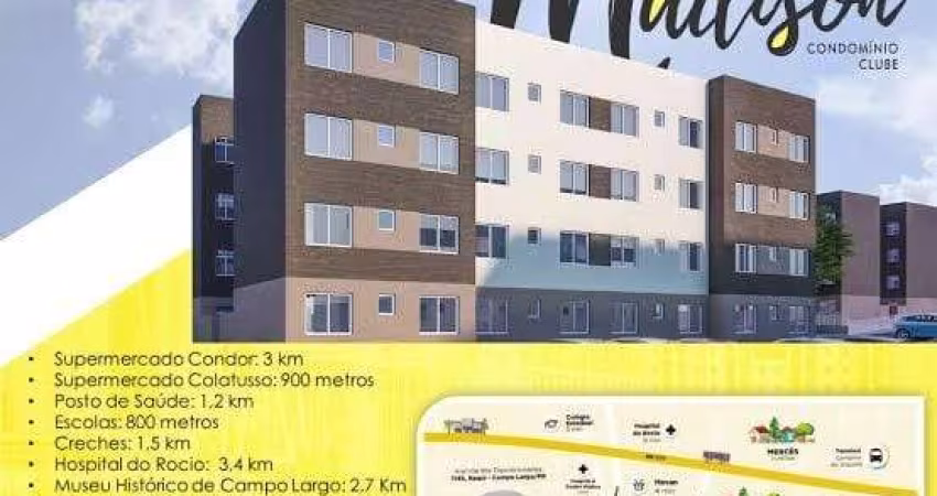Apartamento com 2 quartos à venda na Rodovia dos Expedicionários, 4799, Bom Jesus, Campo Largo