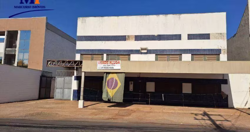 Galpão, 516 m² - venda por r$ 2.000.000,00 ou aluguel por r$ 14.000,00/mês - chácaras campos dos amarais - campinas/sp