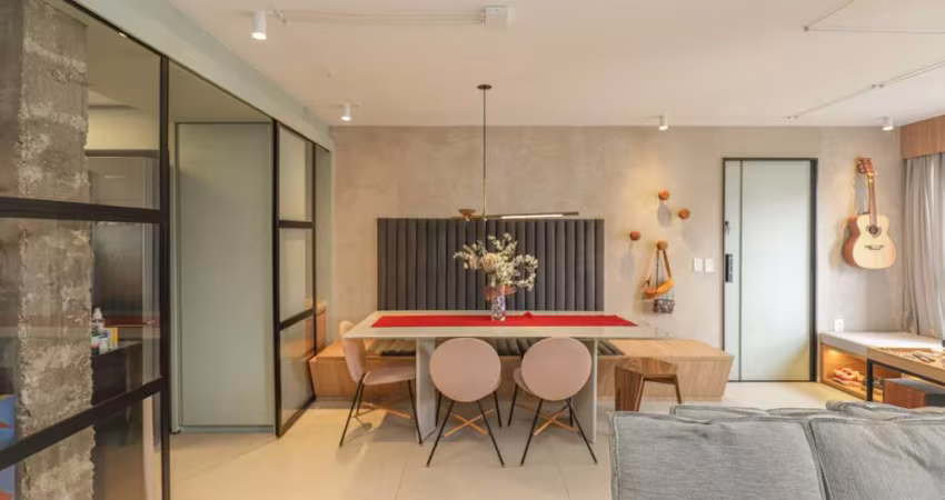 Apartamento tipo para venda e locação com 2 quartos, sendo 1 suíte, 98m²
