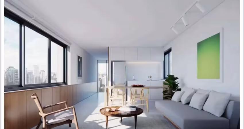 Apartamento tipo para venda em jardins com 1 quarto, sendo 1 suíte, 50m²