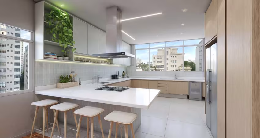 Apartamento tipo para venda com 3 quartos, sendo 1 suíte, 230m²
