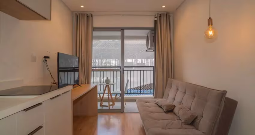 Apartamento tipo para venda em indianópolis com 1 quarto, sendo 1 suíte, 31m²