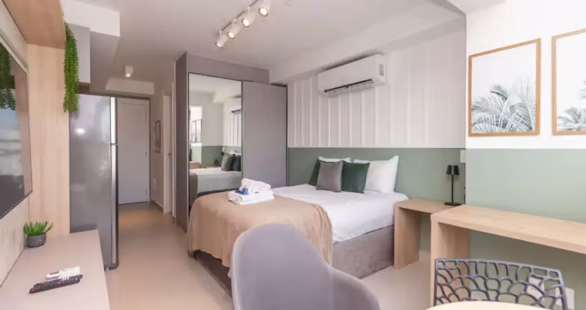 Apartamento tipo para venda em alto da boa vista com 1 quarto, sendo 1 suíte, 25m²