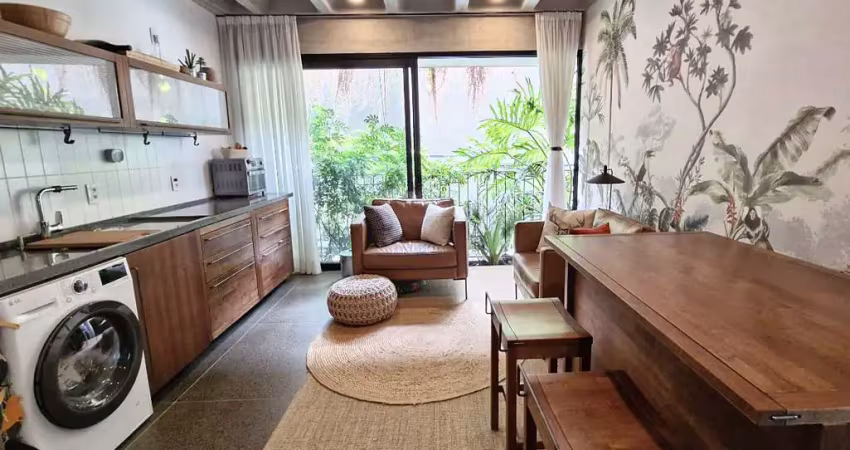 Apartamento tipo para venda em brooklin paulista com 1 quarto, 46m²