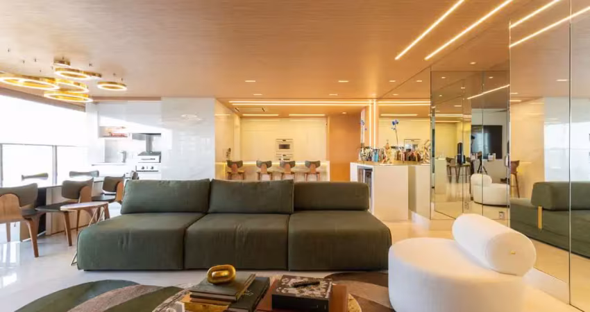 Apartamento tipo para venda em campo belo com 3 quartos, sendo 3 suítes, 147m²