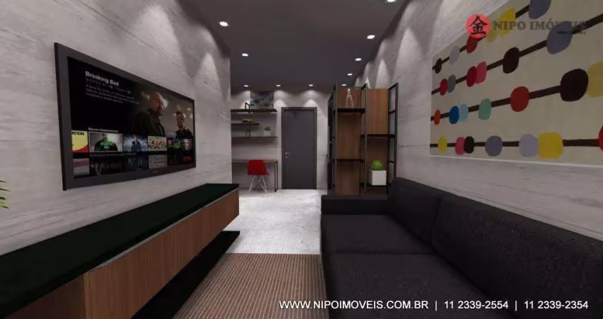 Apartamento com 1 dormitório à venda, 38 m² por r$ 320.000,00 - tatuapé - são paulo/sp