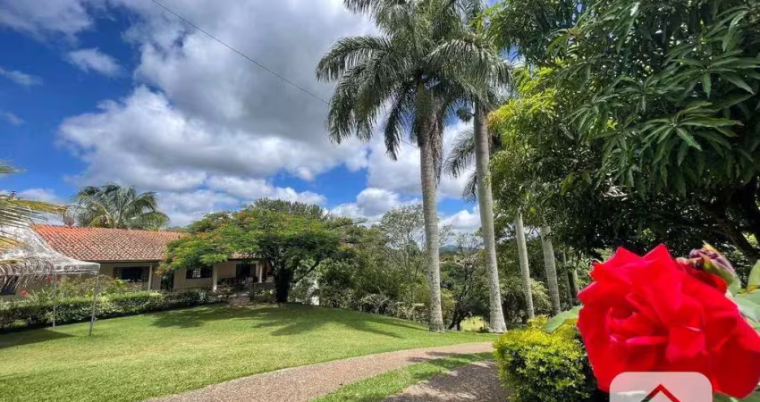 Chácara com 4 dormitórios à venda, 5571 m² por r$ 1.380.000,00 - monterrey - louveira/sp