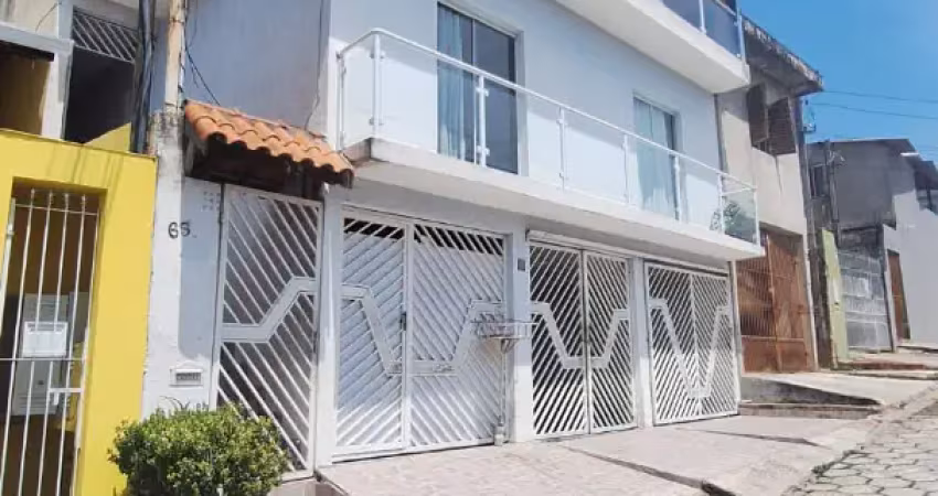 Linda casa para locação com 2 dormitórios e vaga coberta em jandira