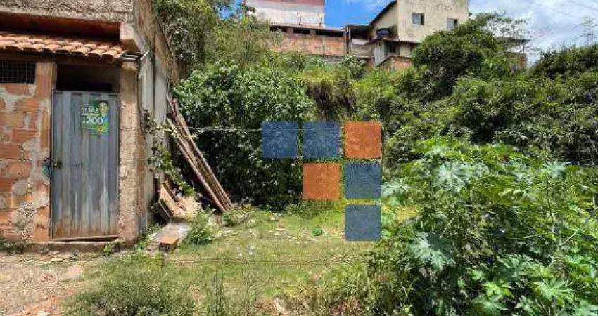 Terreno à venda, 253 m² por r$ 90.000,00 - vila francisco de moura - sabará/mg
