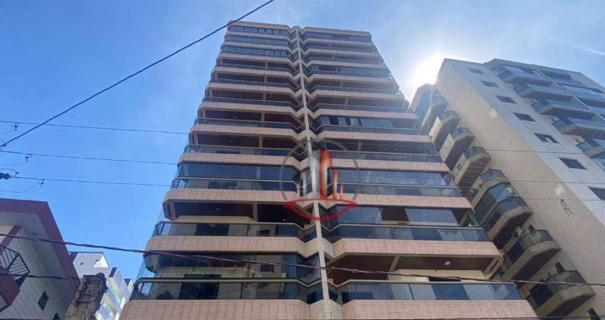 Apartamento com 3 dormitórios à venda, 120 m² por R$ 630.000,00 - Tupi - Praia Grande/SP