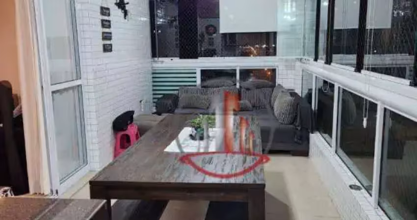 Apartamento com 3 dormitórios à venda, 142 m² por r$ 905.000,00 - vila assunção - praia grande/sp