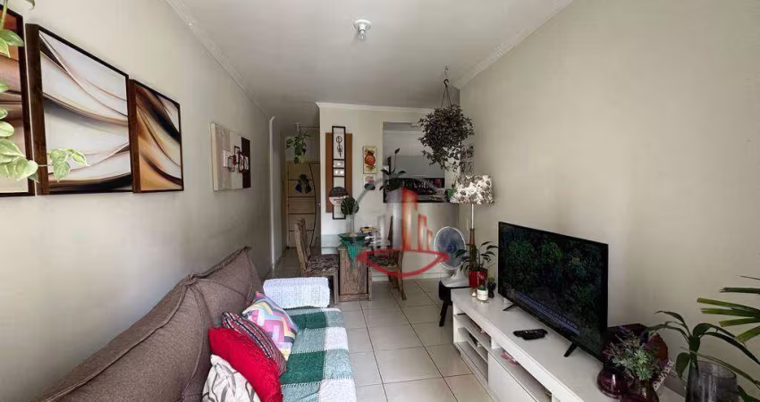 Apartamento com 1 dormitório à venda, 57 m² por R$ 350.000,00 - Boqueirão - Praia Grande/SP