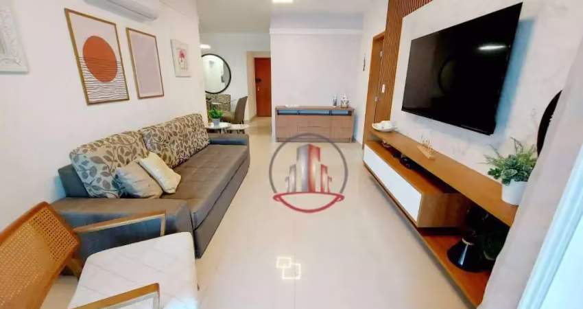 Apartamento com 3 dormitórios à venda, 134 m² por r$ 1.305.000,00 - forte - praia grande/sp
