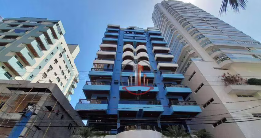 Apartamento vista mar com 2 dormitórios à venda, 81 m² por r$ 780.000 - canto do forte - praia grande/sp