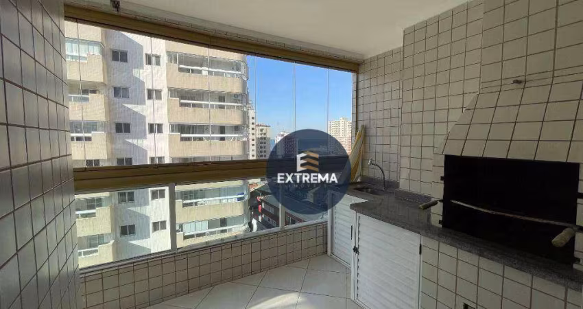 Apartamento de 3 dormitórios mobiliado em Praia Grande
