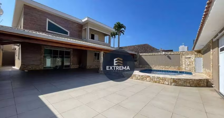 Casa com 5 dormitórios à venda, 261 m² por r$ 1.550.000 - balneário flórida - praia grande/sp