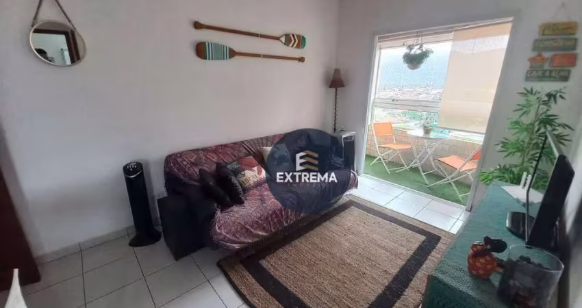 Apartamento com 1 dormitório à venda, 38 m² por r$ 265.000 - balneário flórida - praia grande/sp