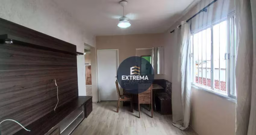 Apartamento com 2 dormitórios à venda, 58 m² por r$ 255.000 - tupi - praia grande/sp
