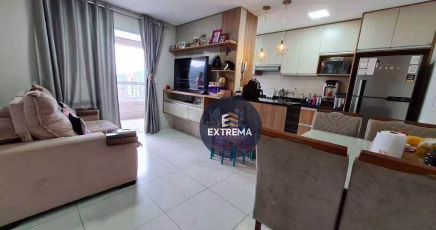 Apartamento com 2 dormitórios à venda, 65 m² por R$ 559.000,00 - Canto do Forte - Praia Grande/SP