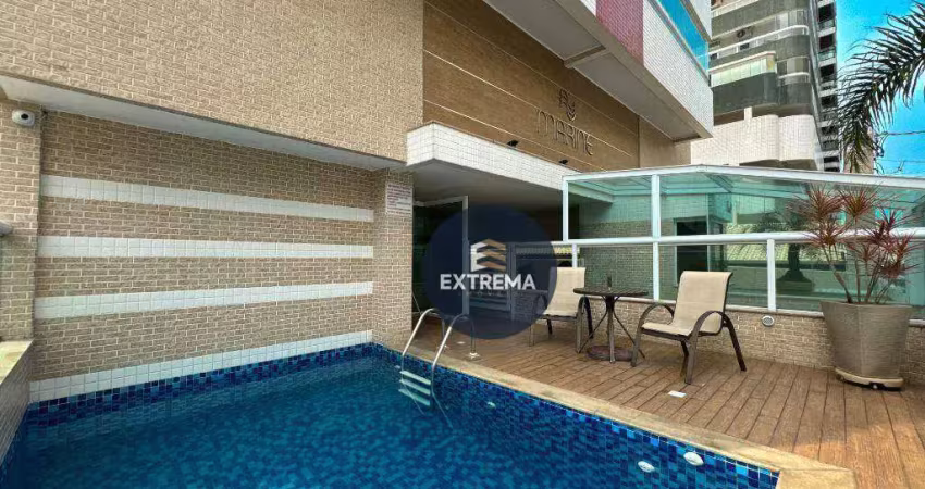 Apartamento de 2 dormitórios sendo 1 suíte a venda em praia grande, canto do forte.