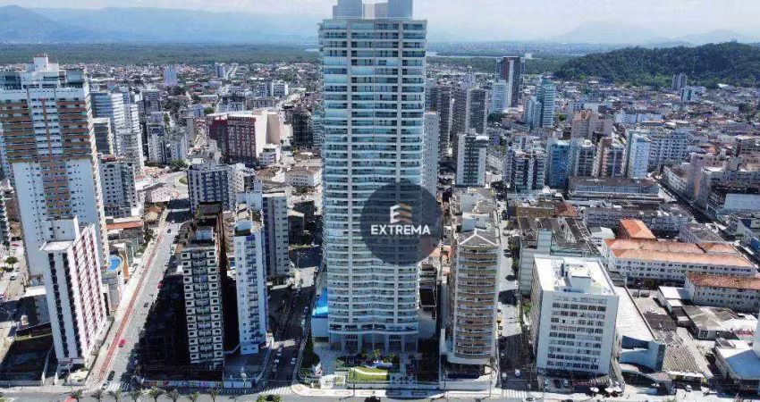 Apartamento de 3 dormitórios sendo 3 suítes a venda em praia grande, mobiliado e decorado.