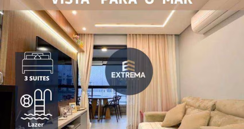 Apartamento Alto Padrão com 3 Suites 2 Vagas , Lazer Completo à venda, 120 m² - Canto do Forte - Praia Grande/SP