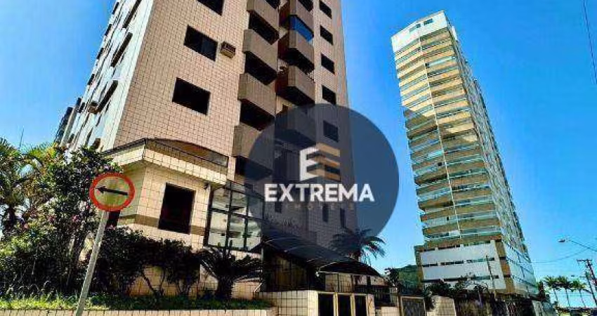 Apartamento de 2 dormitórios sendo 1 suíte a venda em Praia Grande, mobiliado e vista mar