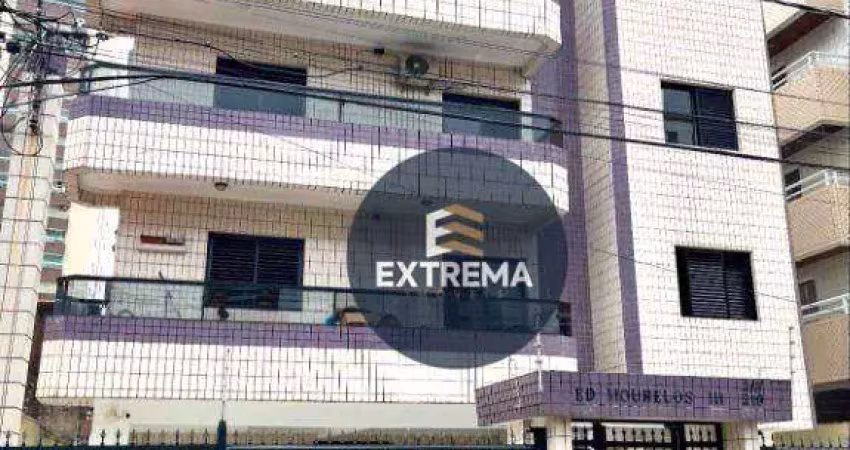 Apartamento com 1 dormitório à venda, 51 m² por r$ 225.000,00 - vila assunção - praia grande/sp
