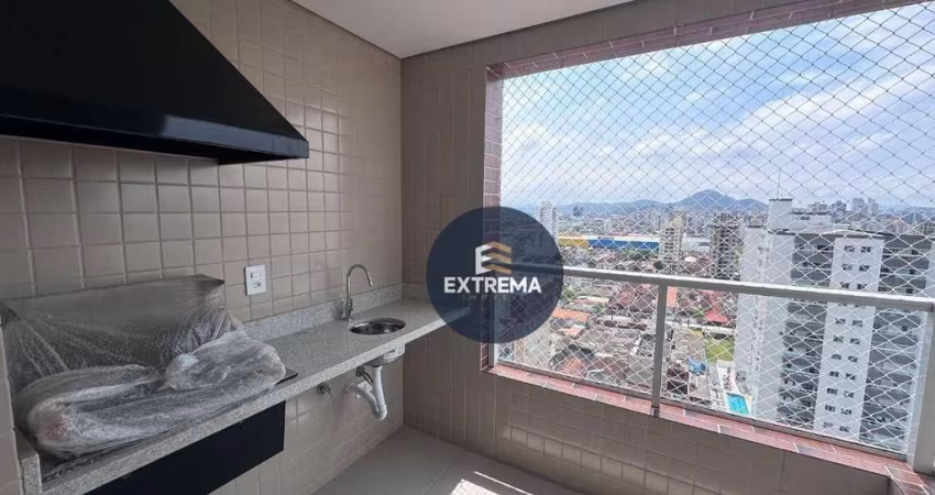 Apartamento  Novo com 2 dormitórios sendo 1 suite  à venda,  por R$ 455.000 - Aviação - Praia Grande/SP
