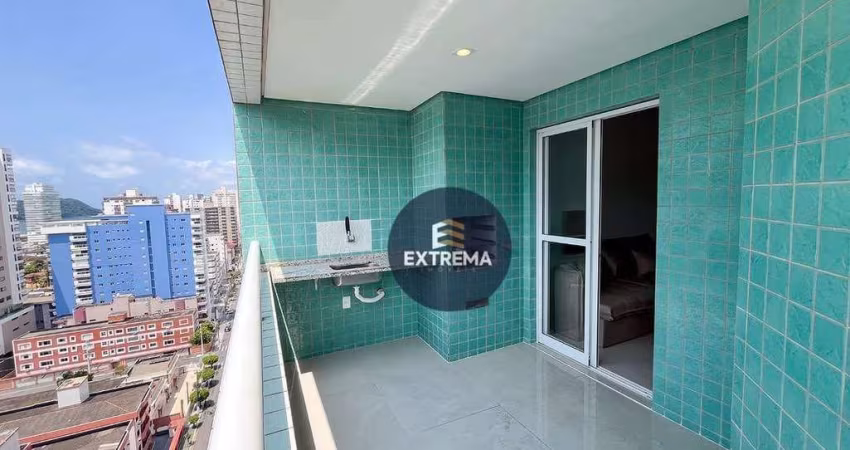 Apartamento com 3 dormitórios à venda, 103 m² por R$ 830.000,00 - Canto do Forte - Praia Grande/SP