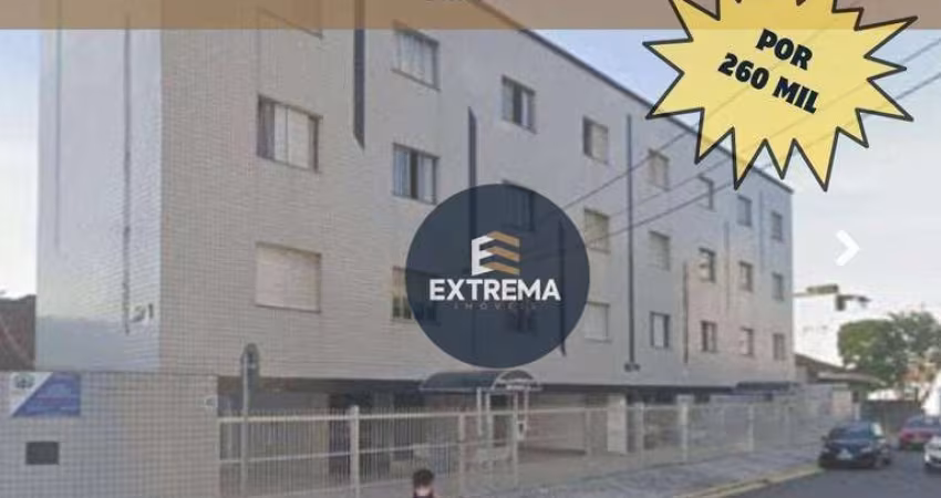 Apartamento semi-Mobiliado com 1 dormitório à venda, 50 m² por R$ 260.000 - Tupi - Praia Grande/SP