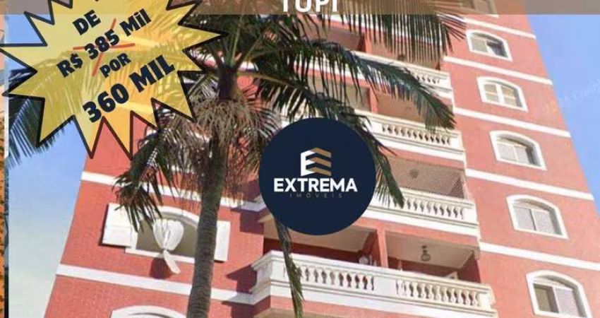 Viva com Vista para o Mar – Apartamento Amplo a 100m da Praia em Vila Tupi por R$ 360 Mil!