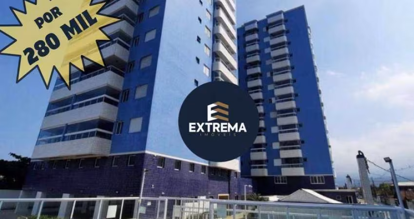 Apartamento Mobiliado Frente à Praia no Maracanã – 1 Dormitório, Lazer Completo por R$ 280 Mil! ???