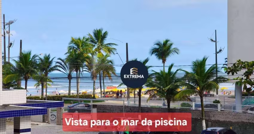 Vista incrível para o mar na ocian! seu novo lar mobiliado com lazer completo por r$ 360 mil!
