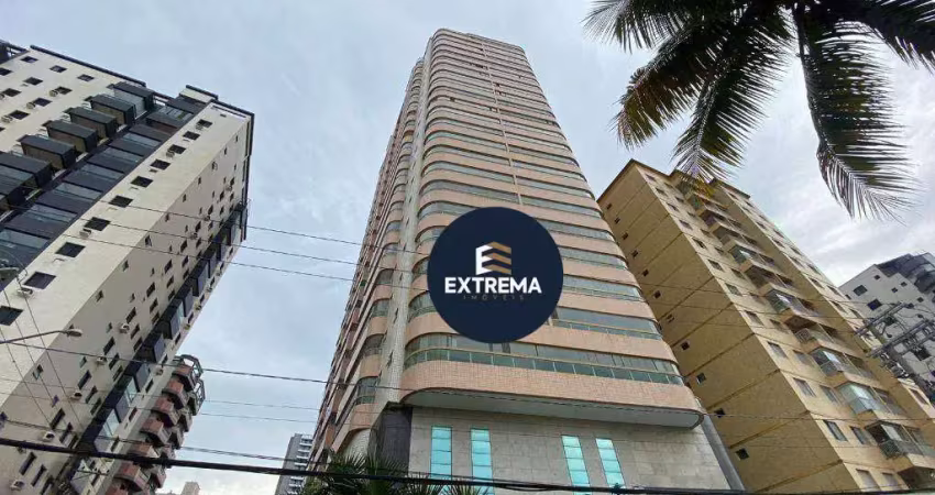 Apartamento de 3 dormitórios sendo 3 suítes a venda em praia grande vista total para o mar