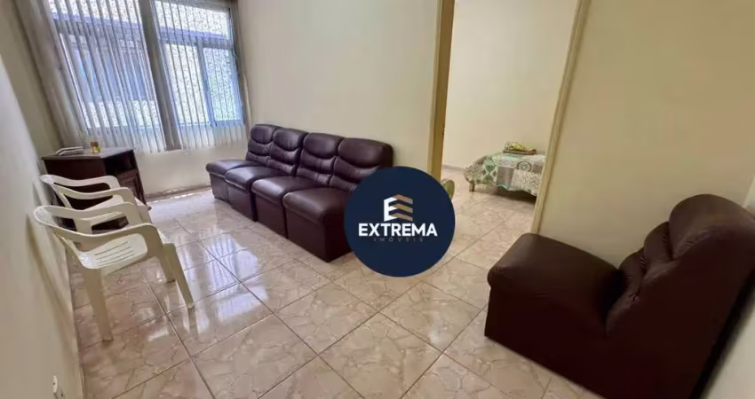 Apartamento com 1 dormitório à venda, 42 m² por r$ 245.000 - canto do forte  apenas r$245 mil- praia grande/sp