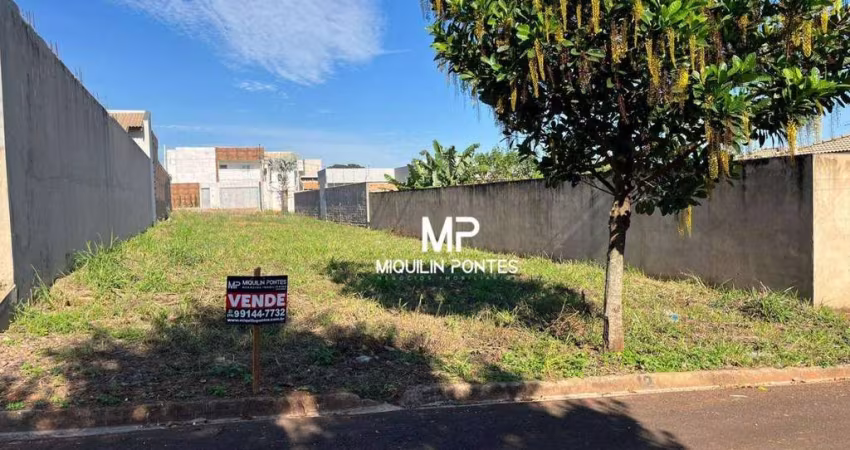 Terreno à venda, 360 m² por R$ 140.000 - Athenas Paulista - Jaboticabal/SP