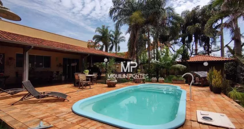 Chácara com 4 dormitórios à venda, 4700 m² por r$ 1.075.000,00 - jardim américa - jaboticabal/sp