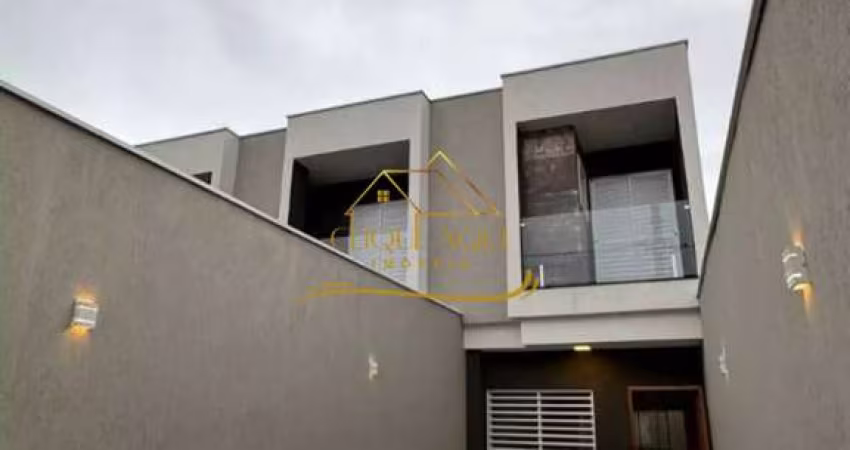 Sobrado  novo com 2 suítes 2 vagas