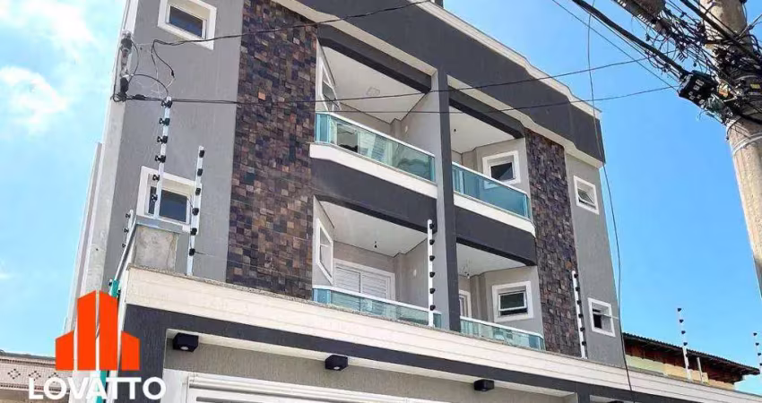 Apartamento com 3 dormitórios à venda - campestre - santo andré/sp