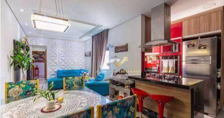 Cobertura à venda, 134 m² por R$ 533.000,00 - Vila Homero Thon - Santo André/SP