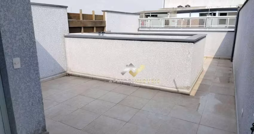 Cobertura com 2 dormitórios à venda, 110 m² por R$ 490.000,00 - Vila Pires - Santo André/SP