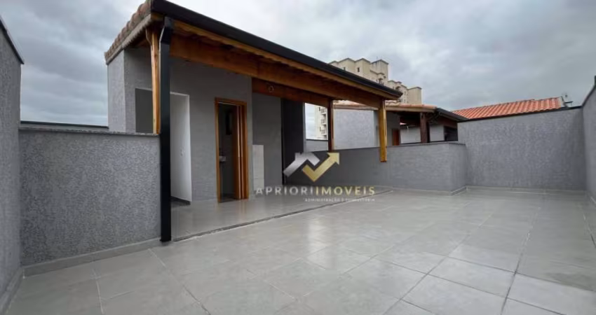 Cobertura com 2 dormitórios à venda, 97 m² por R$ 519.400,00 - Vila Homero Thon - Santo André/SP