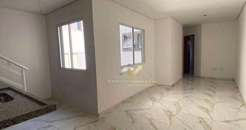Cobertura com 2 dormitórios à venda, 100 m² por R$ 560.000,00 - Vila Assunção - Santo André/SP