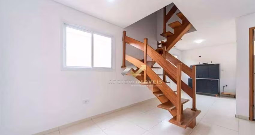 Apartamento Triplex com 2 dormitórios à venda, 80 m² por R$ 403.000,00 - Vila América - Santo André/SP