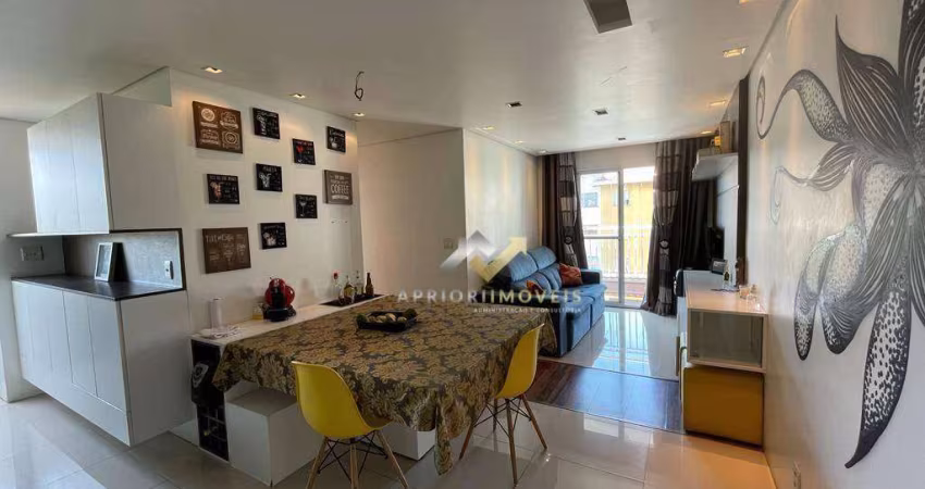 Apartamento com 3 dormitórios à venda, 62 m² por R$ 305.000,00 - Jardim Santo André - Santo André/SP