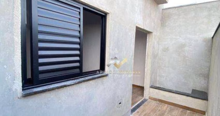 Apartamento com 2 dormitórios à venda, 47 m² por R$ 340.000,00 - Vila Curuçá - Santo André/SP