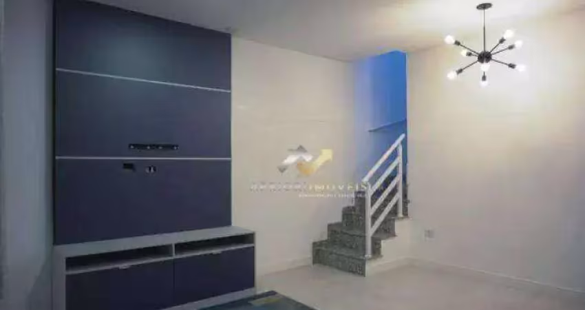 Cobertura com 1 dormitório à venda, 86 m² por R$ 580.000,00 - Vila Alzira - Santo André/SP