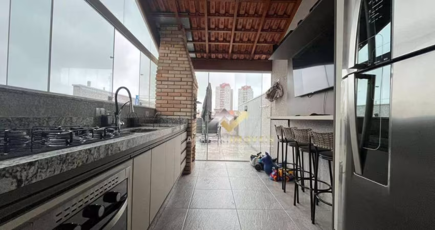 Cobertura com 2 dormitórios à venda, 104 m² por R$ 585.000,00 - Vila Guarani - Santo André/SP